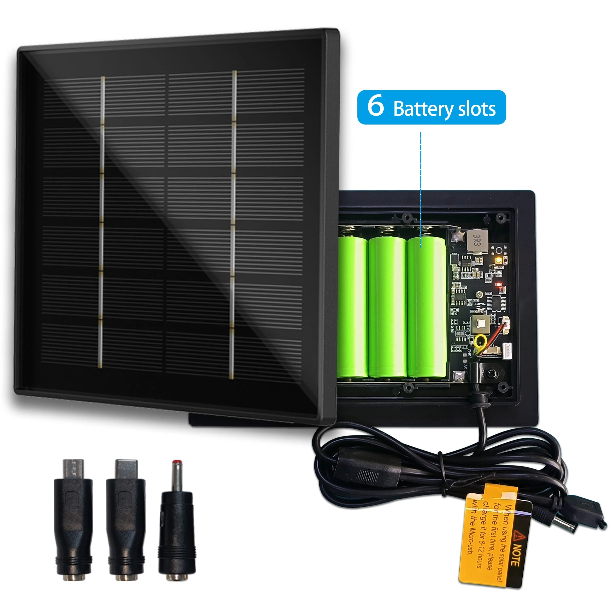 4W Solar Panel Waterproof Micro Output 12V Solar Cells Charge Install 18650 Battery Outdoor For Hunting Camera 4G WIFI RAK LoRa