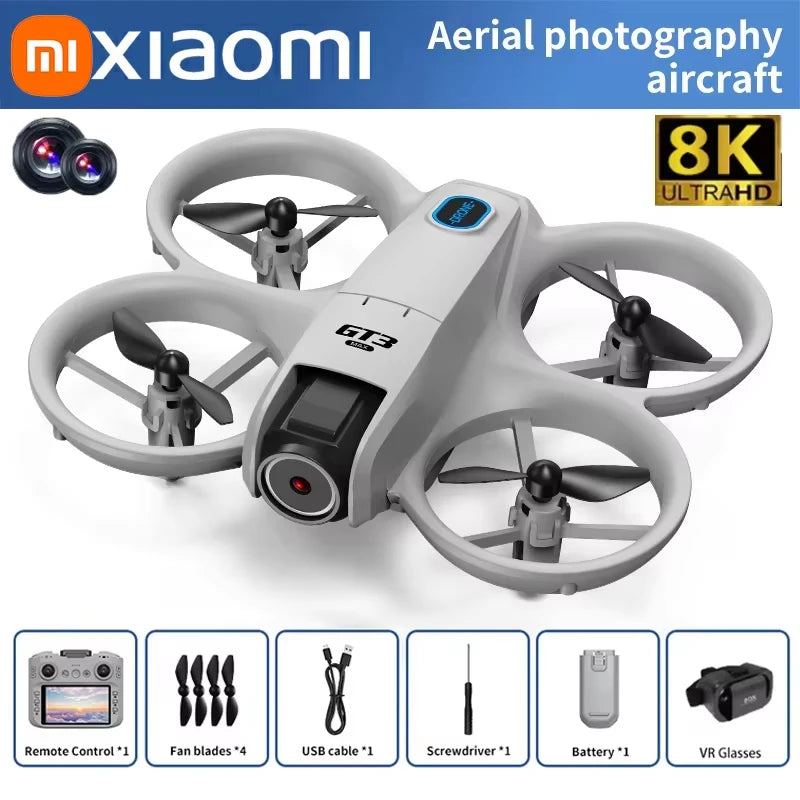 Xiaomi Gt3 Max Drone 8k Hd Aerial Photography Large Screen Optical Flow Positioning Brushless Intelligent Obstacle Avoidance