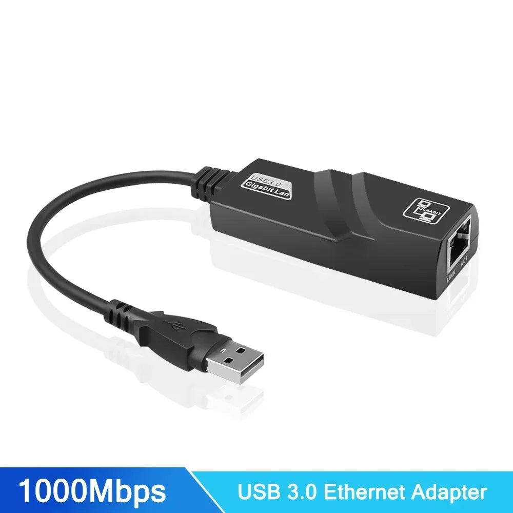 2500Mbps Ethernet Adapter 2.5G USB 3.0 Type C to RJ45 Network Card Wired Ethernet Gigabit Adapter Lan Card Hub for MacBook iPad - 1Tecbuy