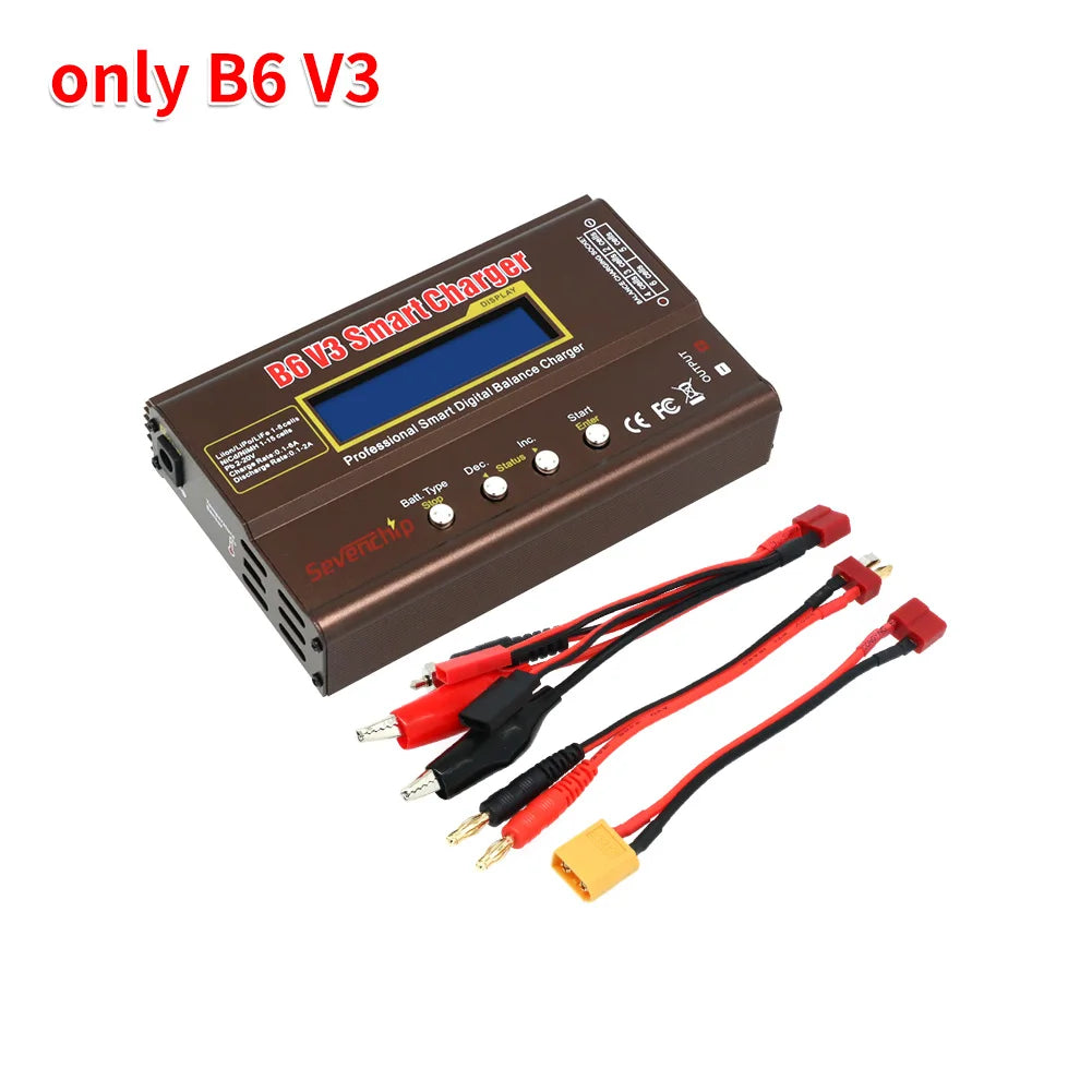 iMAX B6 V3 80W 6A Battery Charger LiHv Lipo NiMh Li-ion Ni-Cd Digital RC Charger Lipro Balance Charger Discharger 12V 5A Adapter
