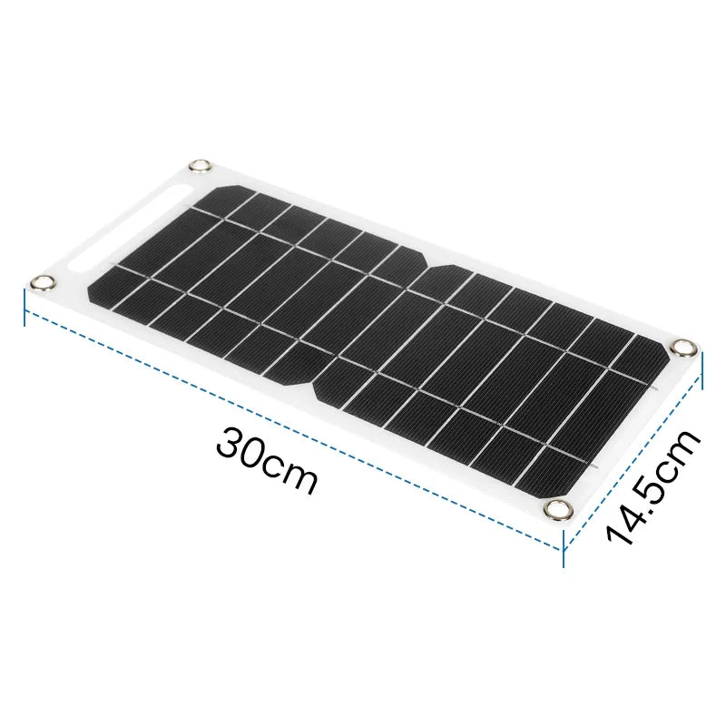5V 35W Sunpower Portable Solar Panel With USB Safe Stabilize Charger For Phone Power Bank Outdoor Camping Home RV Gift Use