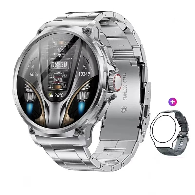 710mAh Bluetooth Call Smart Watch Men 1.85" HD Screen Multi Sports Modes Heart Rate Monitor 2025 New Smartwatch For Android IOS