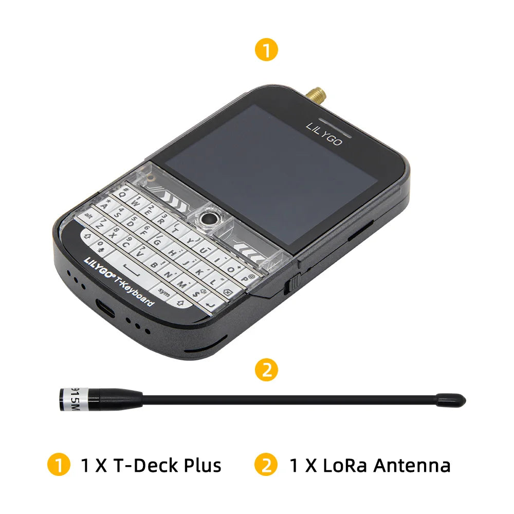 LILYGO® T-Deck Plus ESP32-S3 LoRa Development Board LoRaWAN Low power consumption long distance communication Wireless Module