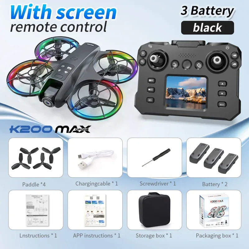 Xiaomi Drone with Camera HD 8K 1080P FPV RC Drones Profesional Five-sided Obstacle Avoidance Helicopter Drone Toy 2025New - 1Tecbuy