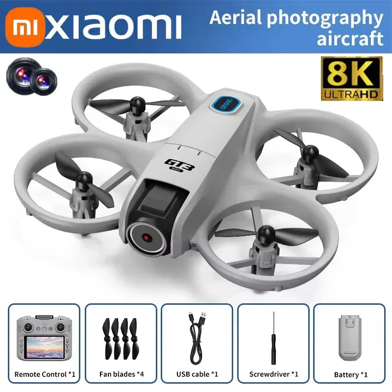 Xiaomi Gt3 Max Drone 8k Hd Aerial Photography Large Screen Optical Flow Positioning Brushless Intelligent Obstacle Avoidance - 1Tecbuy