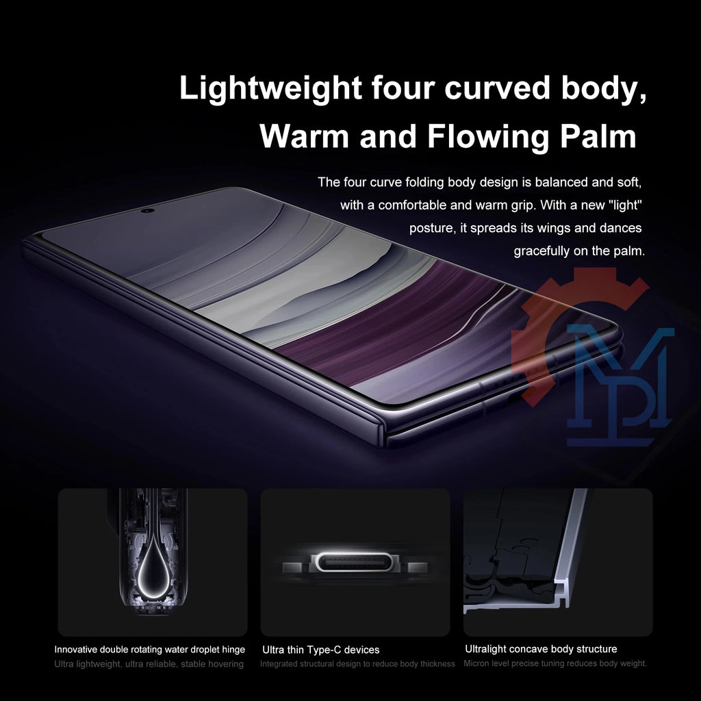 Original Huawei Mate X5 Folded Screen 5G Mobile Phone 7.85" Kunlun Glass Screen HarmonyOS 4.0 Kirin 9000S Octa Core Smartphone