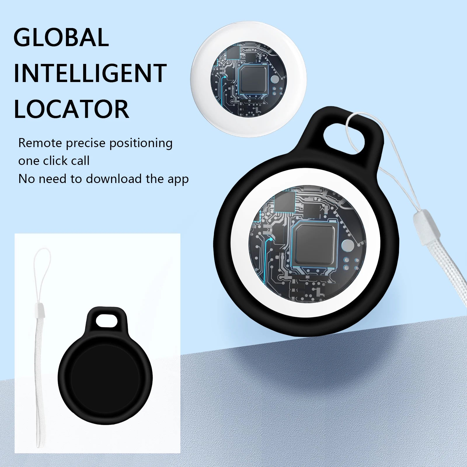Timethinker Bluetooth GPS Tracker Smart Tag Airtag Work with Apple Find My APP ITag  Locator Air Tags Pet Key Finder for iOS