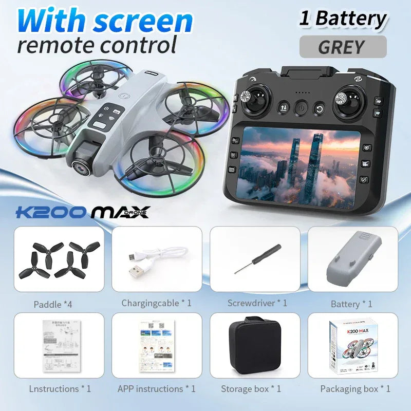 Xiaomi Drone with Camera HD 8K 1080P FPV RC Drones Profesional Five-sided Obstacle Avoidance Helicopter Drone Toy 2025New - 1Tecbuy