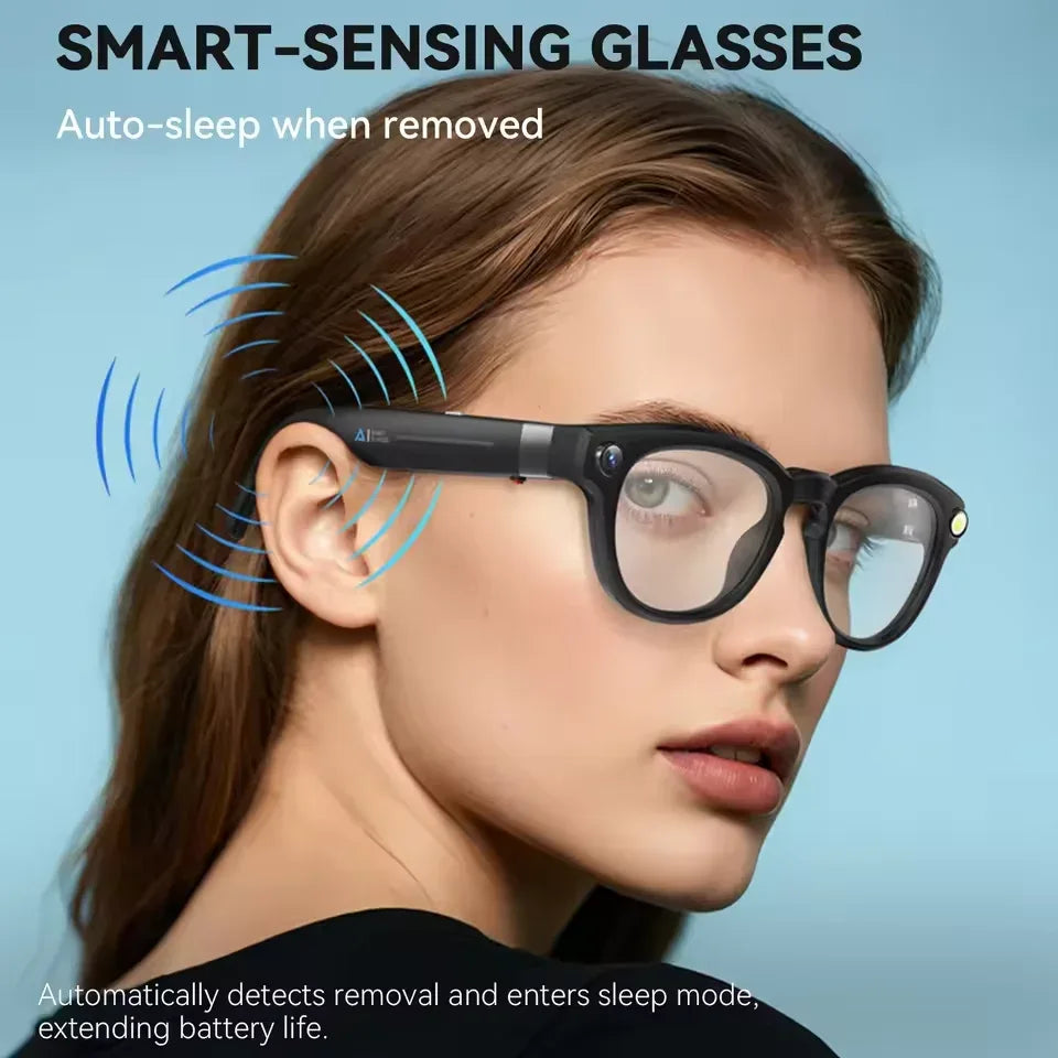 2026 New 8K HD AI Smart Glasses Men Chat GPT 800MP Camera Bluetooth Call AI Translation Voice Assistant Control Sunglasses Women - 1Tecbuy