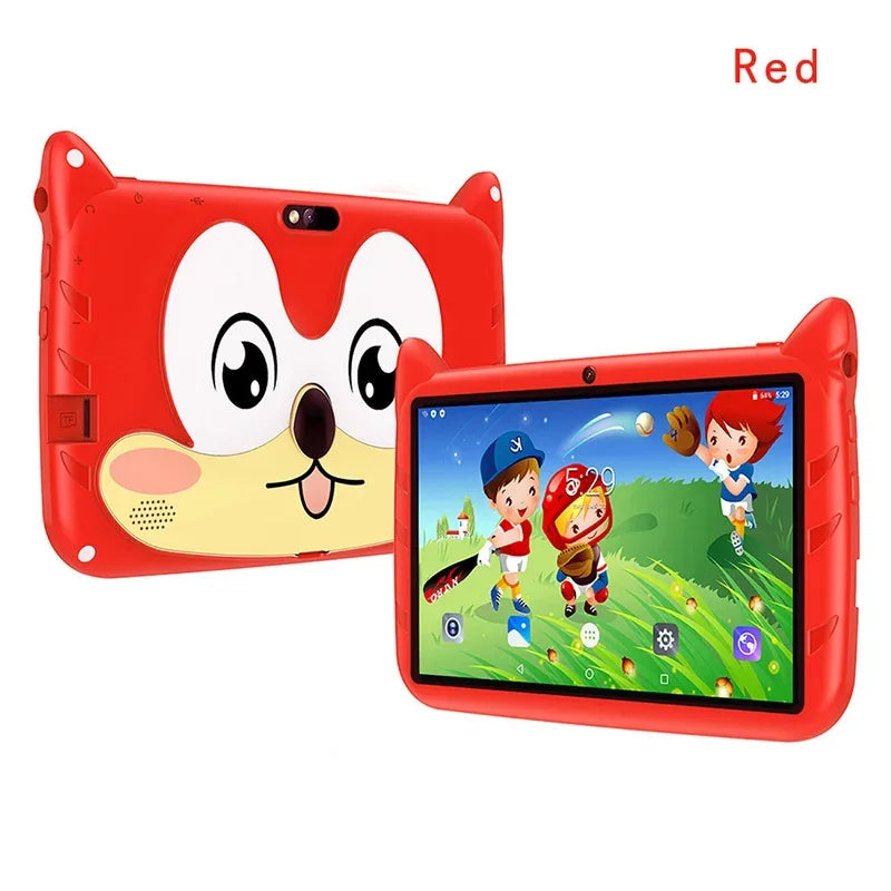 New 5G WiFi 7 Inch Tablet Pc Children's Gift Kids Learning Education Tablets Android 13 Quad Core 4GB RAM 64GB ROM Dual Cameras - 1Tecbuy