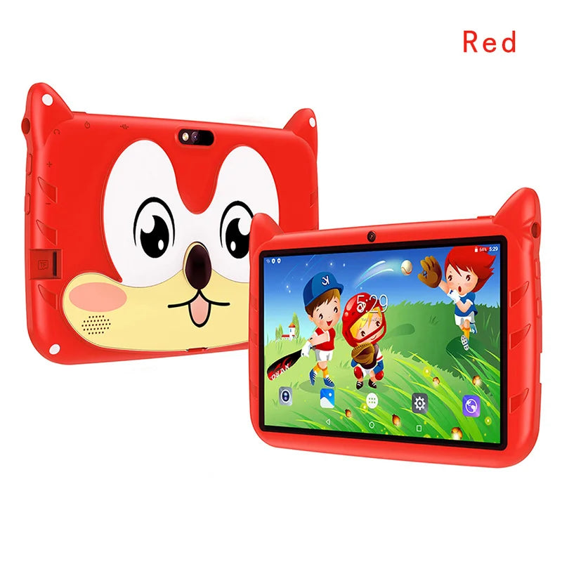 New 5G WiFi 7 Inch Tablet Pc Children's Gift Kids Learning Education Tablets Android 13 Quad Core 4GB RAM 64GB ROM Dual Cameras