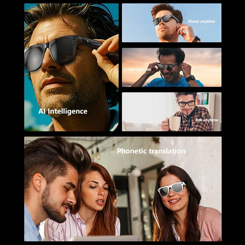 Xiaomi New 8K Ultra AI Glasses with 100MP Camera Voice Control Bluetooth Audio AR Color-Shifting Display GPT-Powered Assistant - 1Tecbuy