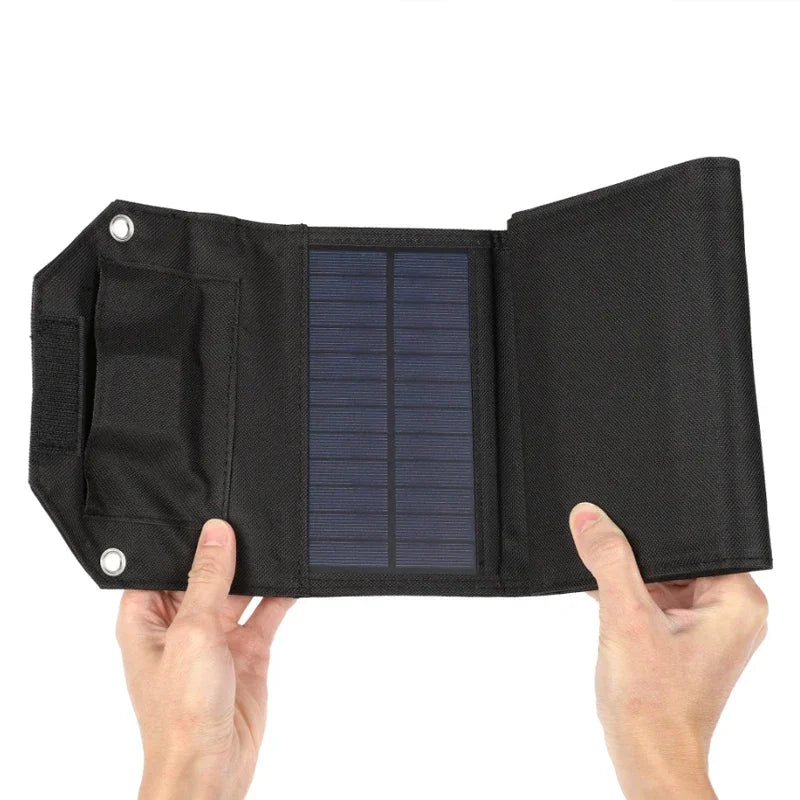 60W 80W 100W Foldable Solar Panel 5V USB Portable Folding Bag Battery Charger for Phone Outdoor Camping Waterproof Power Bank