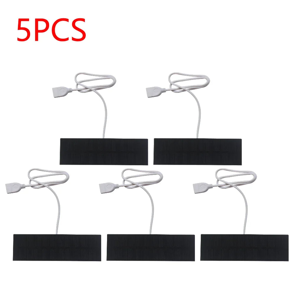 USB Solar Panel Charger Portable Battery Mobile Phone Charging Bank Charging Panel for Phones Fans Flashlight Small Power Banks