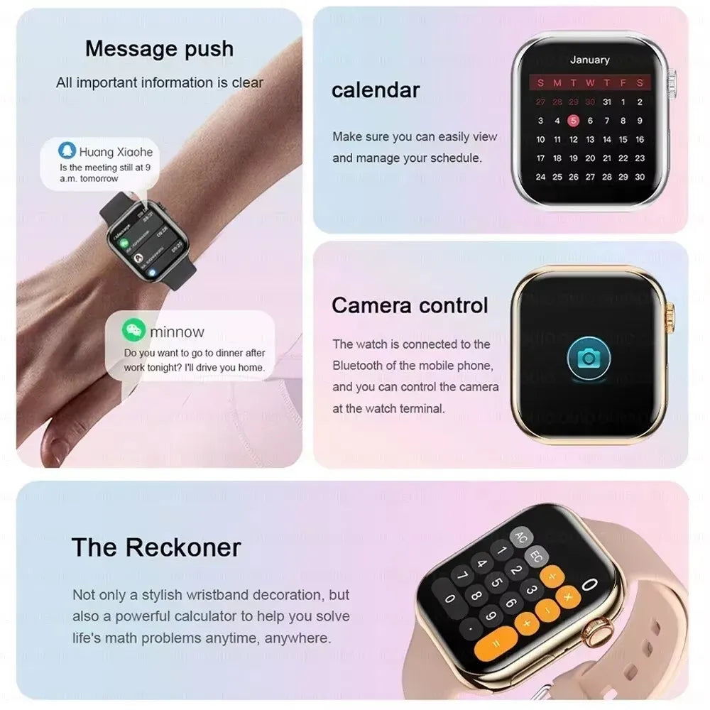 DT 2025 GPS Smart Watch Series 10 For Apple Watch 10 Memory Music Video Bluetooth Call Waterproof NFC Smartwatch For Android IOS