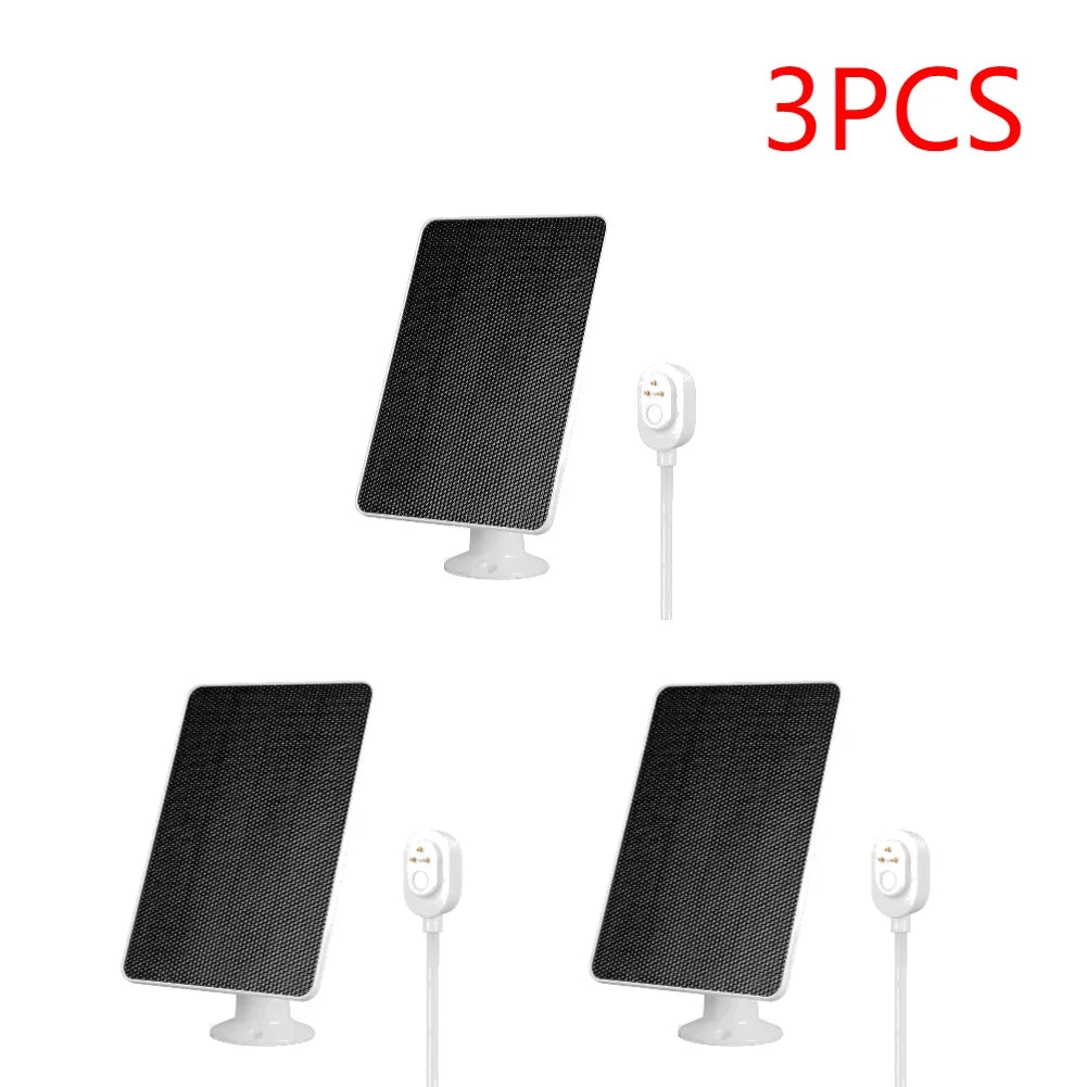 10W Solar Panel with Charging Cable Monocrystalline Solar Panel Charger IP65 Waterproof for Arlo Ultra/Ultra 2/Pro 3/Pro 4/Pro 3 - 1Tecbuy