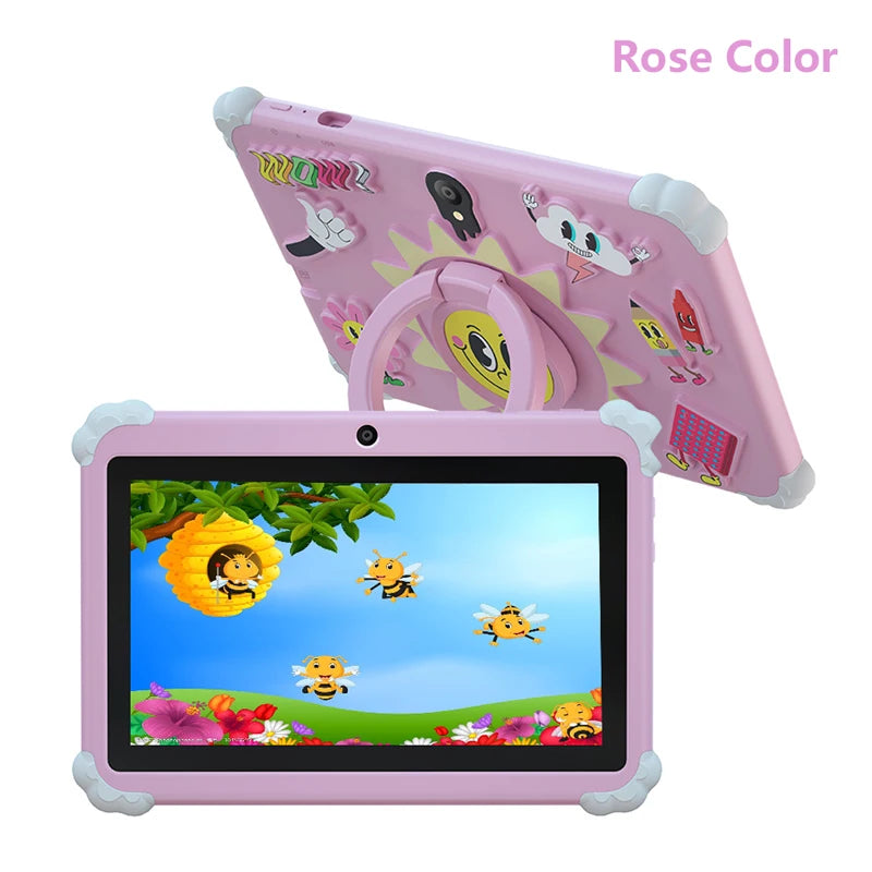 New 7 Inch Cartoon Pattern Kids' tablet Android 13, 4GB RAM 64GB ROM, 1TB Expand, WiFi, 4000mAh Battery, Dual Camera, Google Pad