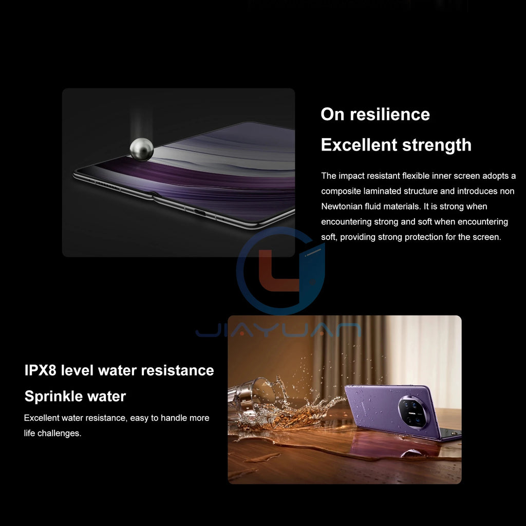 Original Huawei Mate X5 Folded Screen 5G Foldable Phone 7.85 Inches Kunlun Glass Screen HarmonyOS 4.0 Kirin 9000S NFC Smartphone