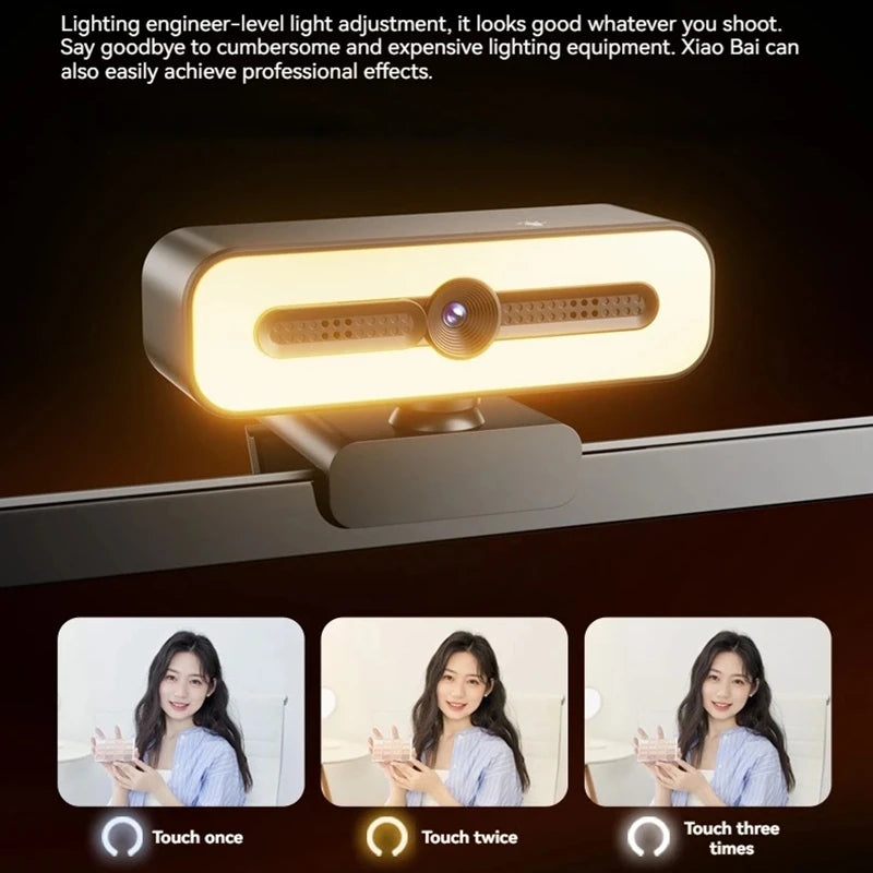 Xiaomi 4K HD Mini Webcam Portable 1080P Webcam With Microphone Light Laptop Desktop Computer For Live Video Call Conference