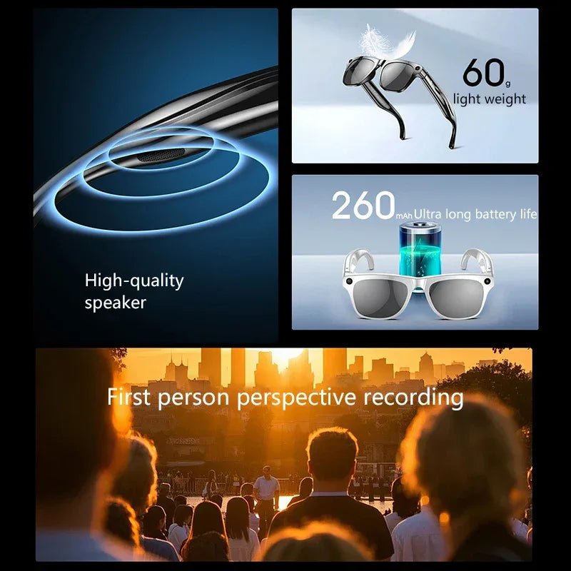 Xiaomi New 8K Ultra AI Glasses with 100MP Camera Voice Control Bluetooth Audio AR Color-Shifting Display GPT-Powered Assistant - 1Tecbuy