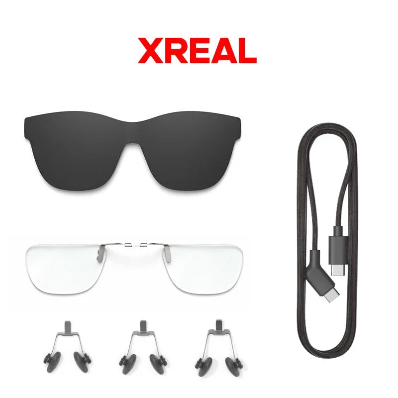For XREAL Air/Air 2 Pro/Ultra/One Smart AR Glasses Accessories Nose pad , Data Cable , Myopia Glasses Frame , Eyeglasses Hood