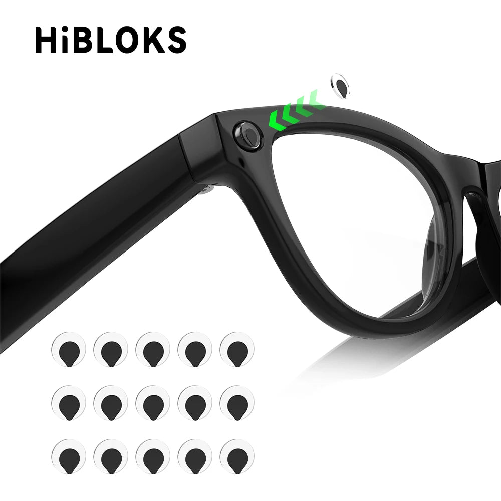 HIBLOKS LED Light Blocking Stickers For Ray-Ban Meta Wayfarer/Skyler/Headliner(Gen 2)/Oakley Meta HSTN Smart Glasses Accessories