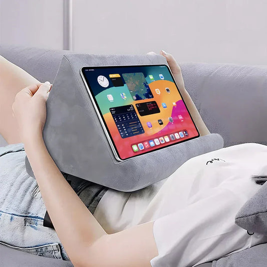 Sponge Pillow Tablet Holder for IPad Samsung Huawei Xiaomi Tablet Holder Mobile Phone Support Pillow Multi-angle Reading Stand - 1Tecbuy