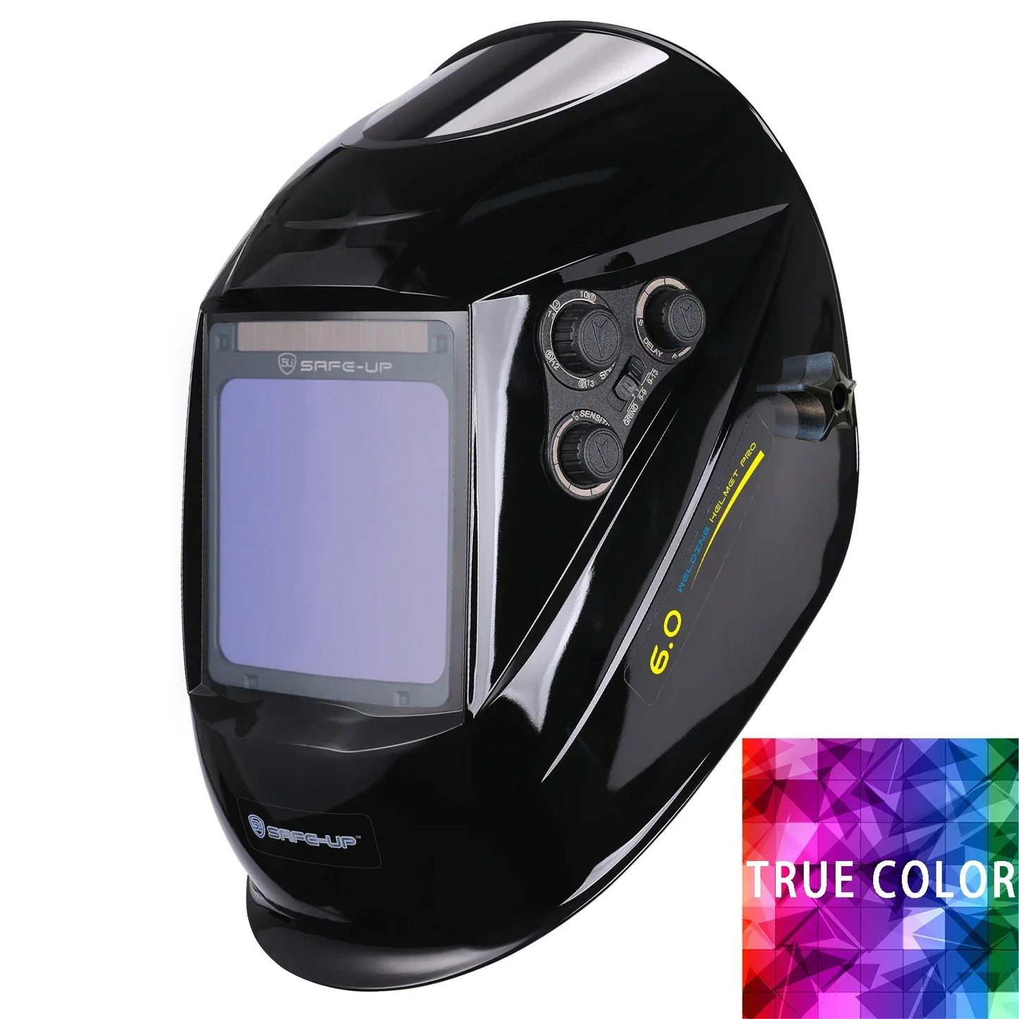 Welding Mask 1/1/1/1 Auto Darkening Welding Helmet 100x97mm Large View TRUE Color 4 Sensors for MIG MAG MMA Welder Machine - 1Tecbuy
