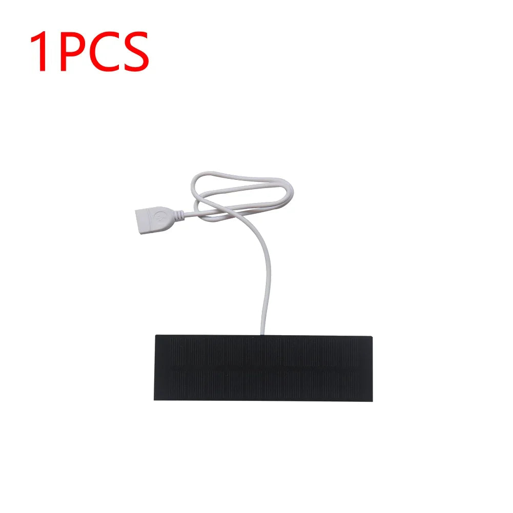 USB Solar Panel Charger Portable Battery Mobile Phone Charging Bank Charging Panel for Phones Fans Flashlight Small Power Banks