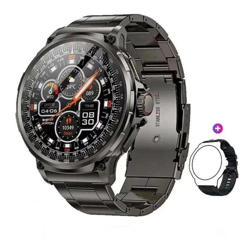 710mAh Bluetooth Call Smart Watch Men 1.85" HD Screen Multi Sports Modes Heart Rate Monitor 2025 New Smartwatch For Android IOS - 1Tecbuy