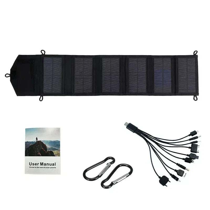 1000W Foldable Solar Panel USB Type C Mobile Phone Charging Waterproof Outdoor PC Hiking Camping Portable Battery Bank Charging - 1Tecbuy