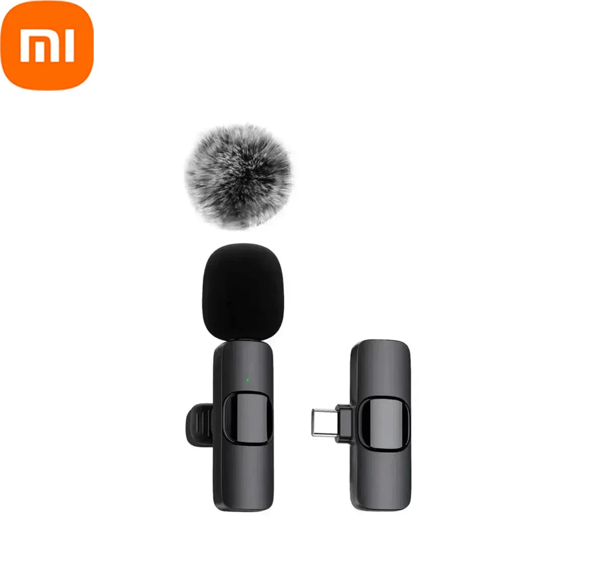 Xiaomi Mini Portable Wireless Lavalier Microphone for Live Broadcast Gaming Audio Video Recording iPhone Android - 1Tecbuy