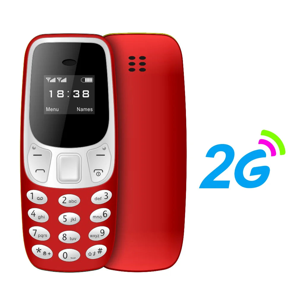 SERVO BM10 Mini Mobile Phone 2G GSM/4G LTE Speed Dial Call Recording MP3 Player Blacklist Dual SIM Standby Smallest Cellphones