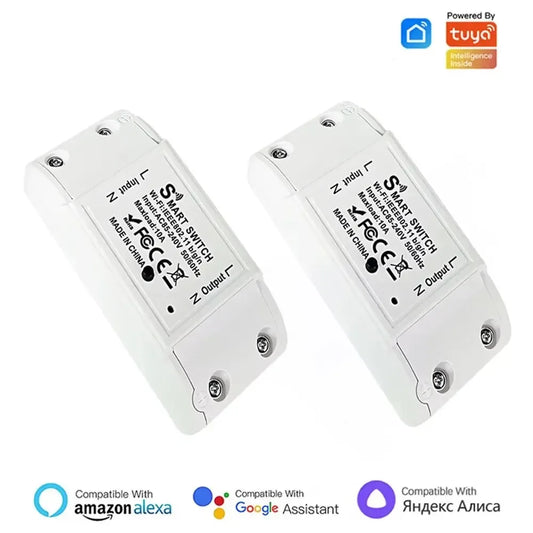 WIFI Switch Smart Home Automation Relay Module Tuya Alexa Timing Switch Smartlife APP Wireless Remote Control Relay - 1Tecbuy