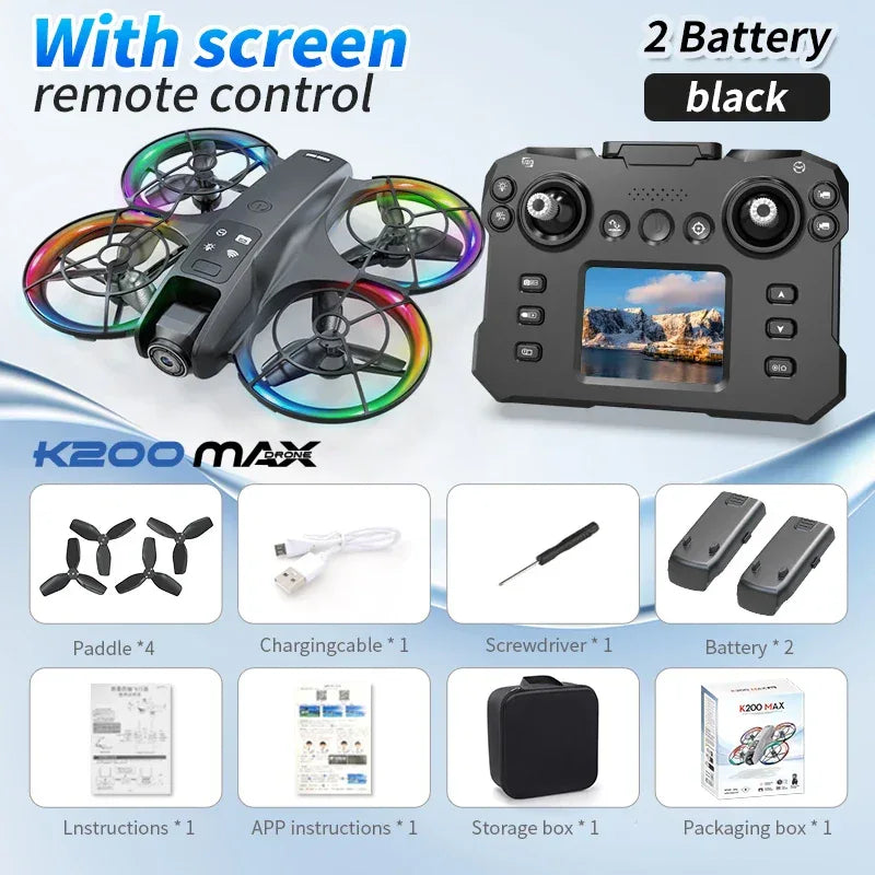 Xiaomi Drone with Camera HD 8K 1080P FPV RC Drones Profesional Five-sided Obstacle Avoidance Helicopter Drone Toy 2025New - 1Tecbuy