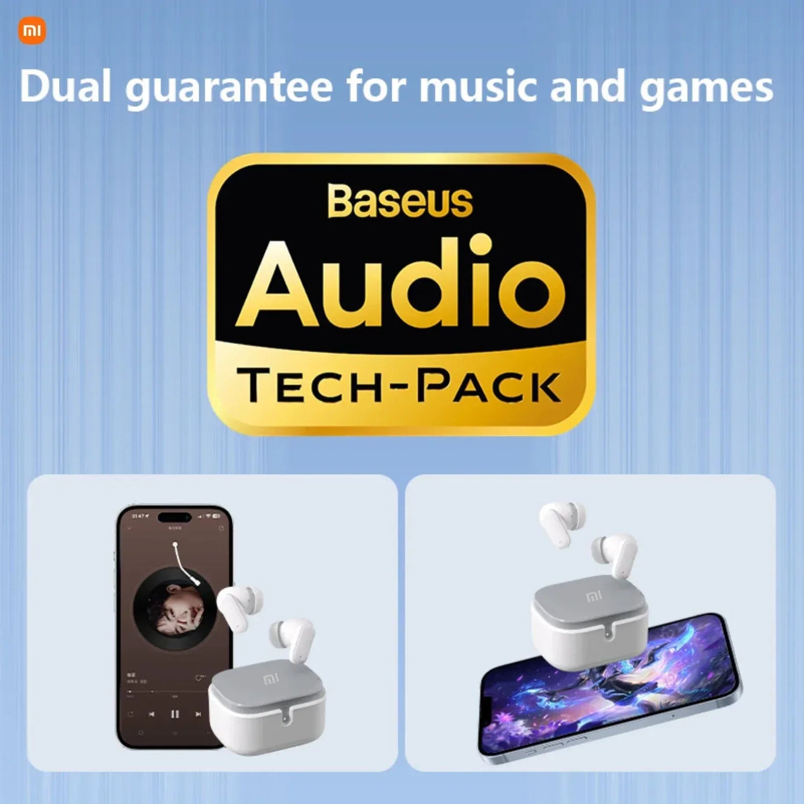 Xiaomi S35 Wireless Bluetooth 5.3 Earphones for High Definition Calls, Comfortable to Wear, Deep Noise Reduction, Touch Earphone - 1Tecbuy