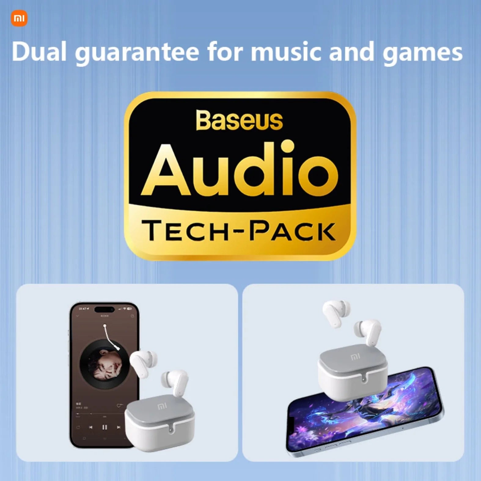 Xiaomi S35 Wireless Bluetooth 5.3 Earphones for High Definition Calls, Comfortable to Wear, Deep Noise Reduction, Touch Earphone