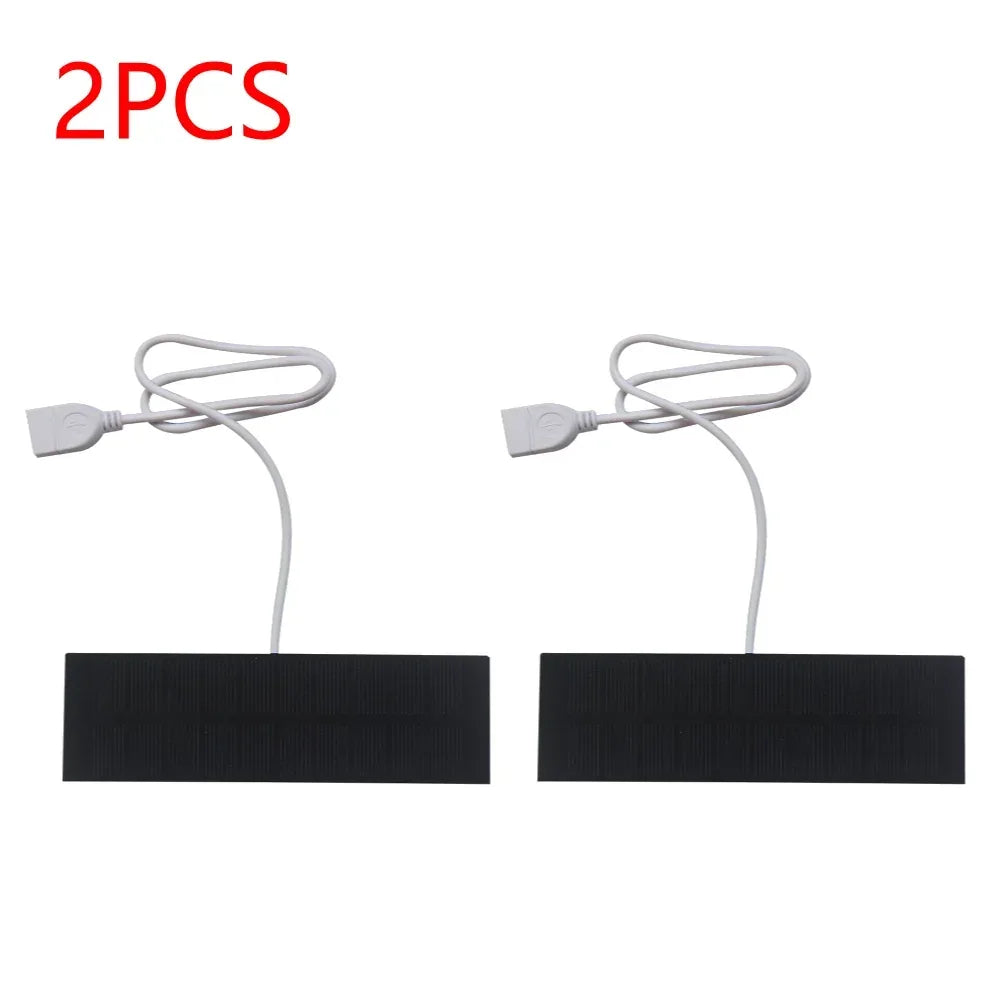 USB Solar Panel Charger Portable Battery Mobile Phone Charging Bank Charging Panel for Phones Fans Flashlight Small Power Banks - 1Tecbuy