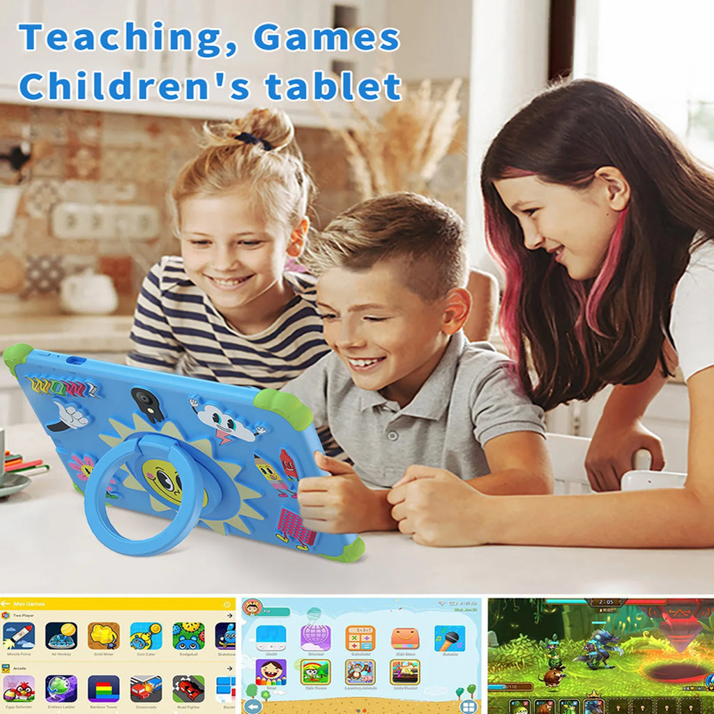 New 7 Inch Cartoon Pattern Kids' tablet Android 13, 4GB RAM 64GB ROM, 1TB Expand, WiFi, 4000mAh Battery, Dual Camera, Google Pad