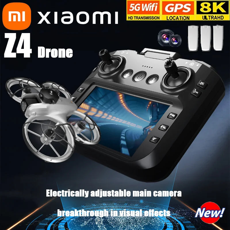 Xiaomi Z4 Mini Drone with Camera HD 8K 1080P FPV RC Drones Profesional Five-sided Obstacle Avoidance Helicopter Drone Toy