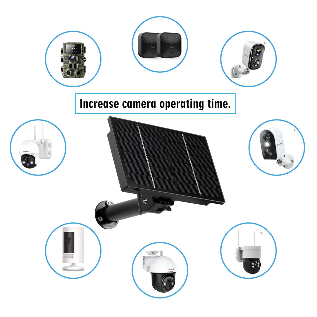 4W Solar Panel Waterproof Micro Output 12V Solar Cells Charge Install 18650 Battery Outdoor For Hunting Camera 4G WIFI RAK LoRa