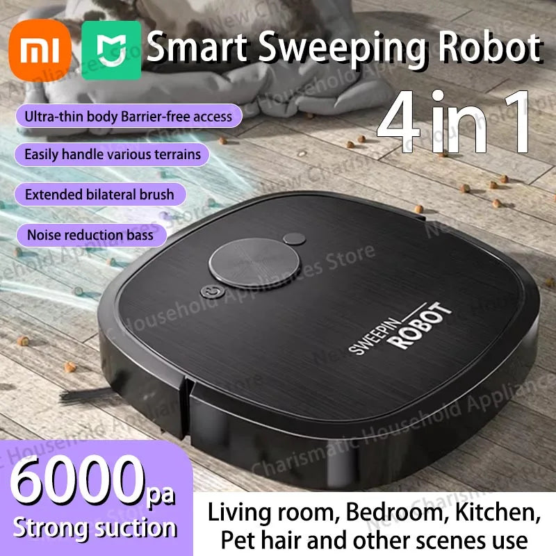 Xiaomi 4-in-1 Robot Vacuum Cleaner USB Charging Home Fully Automatic Sweep Robot Integrated Sweep suction mopping &Sterilization