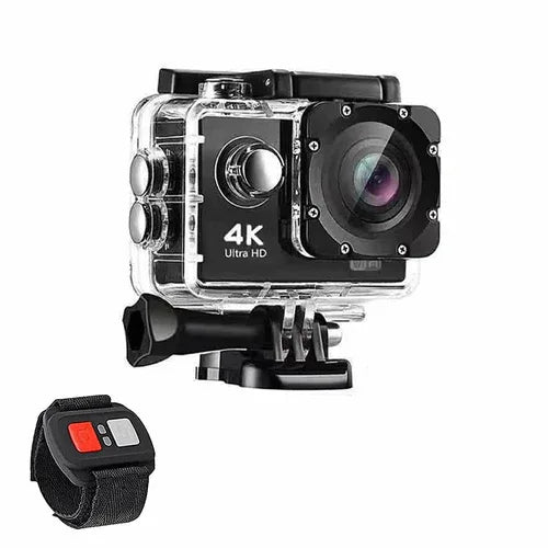 4K Waterproof All Digital UHD WiFi Camera + RF Remote And Accessories - 1Tecbuy