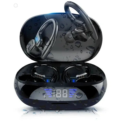 LED Display TWS Sport Bluetooth V5.0 Headset For Iphone Huawei - 1Tecbuy