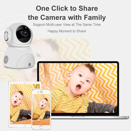 HD 1080P Camera 360° Panoramic PTZ Wireless Wifi Camera - 1Tecbuy