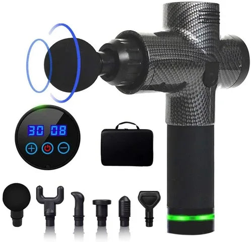 30 Speeds Premium 6 Heads Handheld Massager - 1Tecbuy